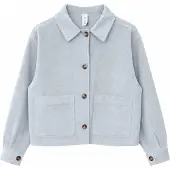 Mazine - Women's Corduroy Shacket - Freizeitjacke Gr L grau