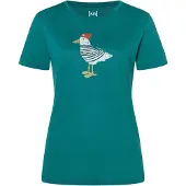 Super.natural - Women's Johnny Tee - Merinoshirt Gr XS pacific / various