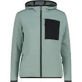 CMP Woman Fleece Jacket FIX Hood jade (E421) 48
