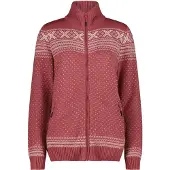 CMP Woman Fleece Jacket Knitted peony (B709) 34