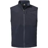 Schöffel Fleeceweste SCHÖFFEL "Fleece Vt Style Ash MEN", Herren, Gr. 46, blau (8820, blau), Oberstoff: 100% Polyester, ohne Ausschnitt, Westen Fleeceweste