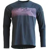 Zimtstern - Spunz Shirt L/S - Radtrikot Gr L blau