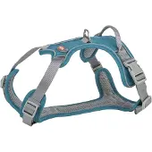 Trixie Premium Active Geschirr - petrol - 74–100 cm/25 mm