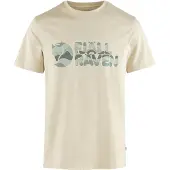 Fjällräven - Multicolor Logo T-Shirt - T-Shirt Gr S beige