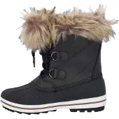 CMP Anthilian WP Kinder Leder Winterstiefel Clima Protect mit Kunstfell schwarz EU 35