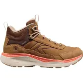 Keen Outdoorschuh "LEIKI LEATHER MID WP", Damen, Gr. 38, chipmunk, birch, Leder, Schuhe Outdoorschuh, Wanderschuh aus wasserdichtem Premium Leder, atmungsaktiv