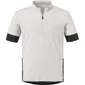 Schöffel Radtrikot SCHÖFFEL "CIRC Shirt Style Pinega MNS", Herren, Gr. 52, beige (9040, natur), Oberstoff: 100% Polyester, Trikots Radtrikot