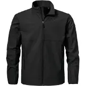 Schöffel Softshelljacke SCHÖFFEL "Softshell Jk Style Mirusha MNS", Herren, Gr. 58, schwarz, Obermaterial: 100% Polyester, Jacken Softshelljacke, windabweisend, wasserabweisend, atmungsaktiv, Übergangsjacke