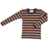 Engel - Kinder Unterhemd L/S - Merinounterwäsche Gr 104 bunt