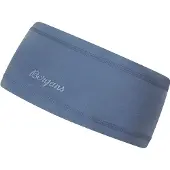 Bergans Kopf Schweißband Unisex Wool Headband Granite Blue (Größe 58)