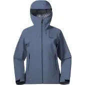 Bergans Damen Essentials 3L Shell Regenjacke Granite Blue XS