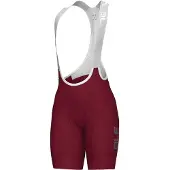 ALÉ Kurze Fahrradhose mit Trägern - MAGIC COLOUR PR-E - Rot L