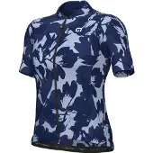 ALÉ - Women's Pragma Flower S/S Jersey - Radtrikot Gr XS blau