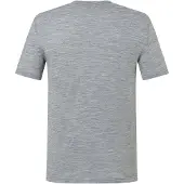 Super.natural M Johnny Tee cashmere grey melange/various (35G) XXL