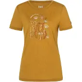 Super.natural - Women's Rock Flowers Tee - Merinoshirt Gr S orange