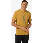 Super.natural - Carabineri Tee - Merinoshirt Gr 56 - XXL orange/gelb