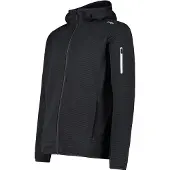 CMP - Jacket Fix Hood with Sleeve Pocket - Fleecejacke Gr 46 schwarz