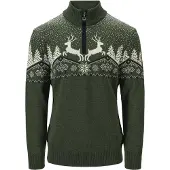 Dale of Norway - Dale Christmas Sweater - Merinopullover Gr XL oliv/grün