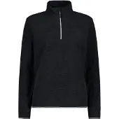 CMP Woman Fleece Fleece Sweat nero mel. (U973) 44