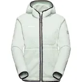 Mammut - Women's Falera Pro ML Hooded Jacket - Fleecejacke Gr M grau/weiß