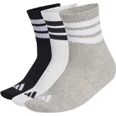 Adidas Funktionssocken "3-STREIFEN SPORTSWEAR DÄMPFENDE HALBHOHE, 3 PAAR" 3 Paar tlg.