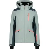 CMP Damen Skijacke Ski Jacket Zip Hood Türkis 34