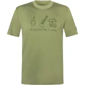 Super.natural - Van Life Bio Jersey Tee - Merinoshirt Gr L oliv