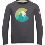 TROLLKIDS - Kid's Halsafjord Longsleeve - Longsleeve Gr 176 grau