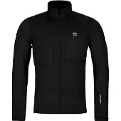 Ortovox Herren Fleece Grid Jacke black raven XL