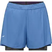 Salewa - Women's Pedroc Durastretch 2in1 Short - Shorts Gr 34 blau