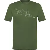 Super.natural M Kanulines Tee chive/white stone (51I) M