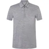 Super.natural Zip Regular Fit Kurzarm-poloshirt