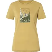Super.natural - Women's Summer Gondola Tee - Merinoshirt Gr XS sahara / various