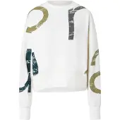 Super.natural - Women's Capital Logo Krissini - Pullover Gr M weiß