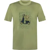 Super.natural - Racing Dachshund Bio Jersey Tee - Merinoshirt Gr XL oliv
