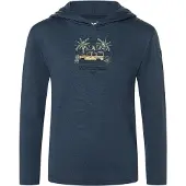 Super.natural K Tropicar Light Hoodie blueberry/various (W55) 152