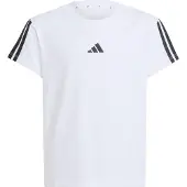 Adidas - Girl's 3-Stripes Tee - T-Shirt Gr 140 weiß