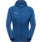 Mammut - Women's Aenergy Light Midlayer Hooded Jacket - Fleecejacke Gr L blau