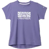 Columbia - Kid's Tech Trail Utility S/S Graphic Crew - Funktionsshirt Gr M lila