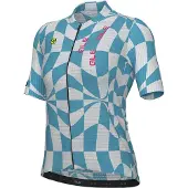 ALÉ - Women's PR-E Multiverso 2.0 S/S Lady Jersey - Radtrikot Gr L türkis