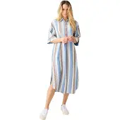 KnowledgeCotton Apparel - Women's Organic Cotton Shirt Dress - Kleid Gr M grau