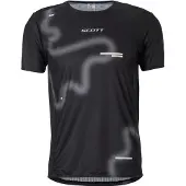 SCOTT - Leichtes und atmungsaktives T-Shirt – Herren – RC Run SS Tee - RC Run SS Tee M Black/Spray Grey für Herren - Größe M - Grau