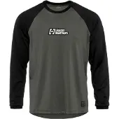 Horsefeathers - Spike L/S Bike Jersey - Radtrikot Gr M grau