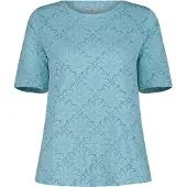 CMP - Women's S/S T-Shirt Floral - Funktionsshirt Gr 42 türkis