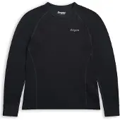 Bergans Inner:dual Merino Junior Long Sleeve dark shadow grey (24616) 128