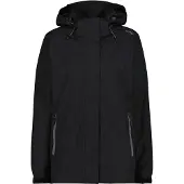 CMP Regenjacke mit abnehmbarer Kapuze für Damen