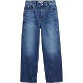Armedangels HAAYI LOW WAIST BAGGY JEANS | 100% Recycelte Baumwolle Non Stretch - blau (26-32)