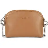 Lancaster Geldbörse aus Leder, Paris Modell, Größe PM, Farbe: Beige (Kamel)