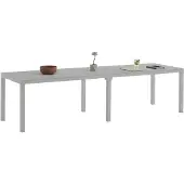 Dmora Gartentisch Varda 292x86x74h cm Grau 12 Personen