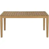 Miliboo - Rechteckiger Gartentisch aus massivem Teakholz L160 cm UBUD